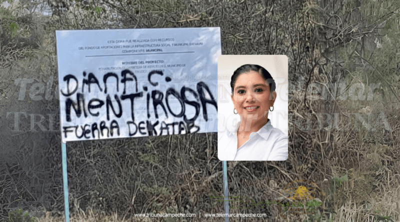 Expresan su descontento y voto de castigo contra Diana Campos, de Morena