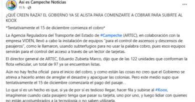 EN REDES: ¿QUÉ CREEN RAZA?, EL GOBIERNO SE ALISTA PARA COBRAR EL KO’OX Y SERÍA A PARTIR DE ESTE 15 DE DICIEMBRE: ASÍ ES CAMPECHE NOTICIAS