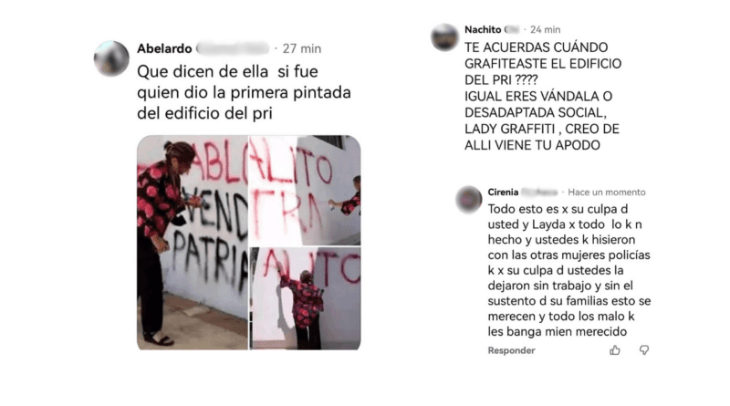 “¿TE ACUERDAS CUANDO GRAFITEASTE EL EDIFICIO DEL PRI?”: LE RECUERDAN A LIZ HERNÁNDEZ