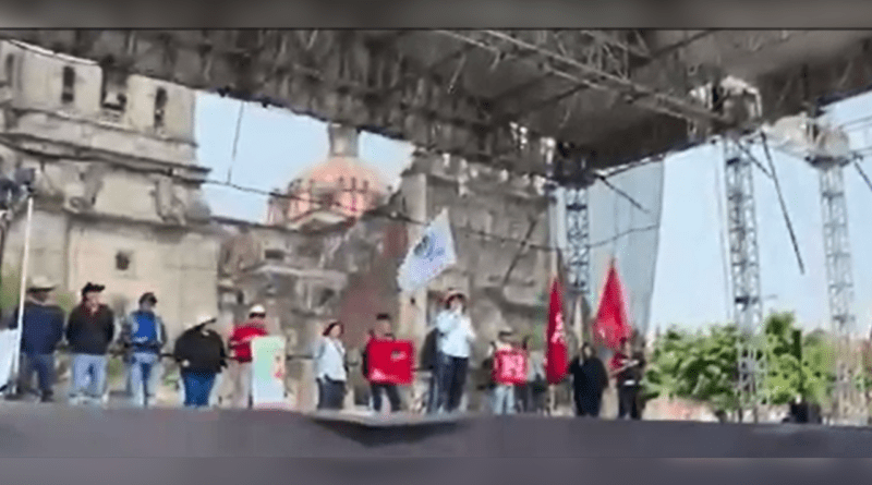 SI NO HAY SOLUCIÓN A NUESTRAS DEMANDAS NO RODARÁ EL BALÓN EN EL MUNDIAL DE FÚTBOL, ADVIERTE LA CNTE A SHEINBAUM