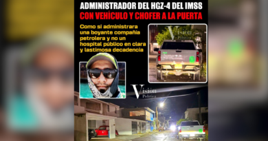 CARENCIAS PARA PACIENTES DEL HOSPITAL 4 DEL IMSS MIENTRAS EL ADMINISTRADOR LUNA TIENE CHOFER Y VEHÍCULOS OFICIALES A DISPOSICIÓN, DENUNCIAN