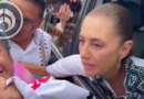 MADRE DE LA PERIODISTA DESAPARECIDA ABORDA A SHEINBAUM PARA PEDIR SU APOYO