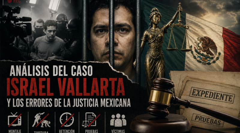 OPINIÓN: ANÁLISIS DEL CASO ISRAEL VALLARTA Y LOS ERRORES DE LA JUSTICIA MEXICANA| Locutor René Narváez Lozada