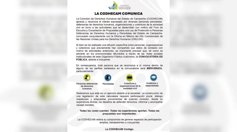 OPINIÓN: “UNA INVITACIÓN ABIERTA QUE EXCLUYE A LOS PERSEGUIDOS” |Por: El reporte del Crimen