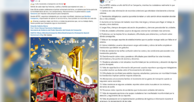 AFECTACIONES A LA ECONOMÍA FAMILIAR Y LA MOVILIDAD CIUDADANA A UN AÑO DEL KO’OX: PAUL ARCE