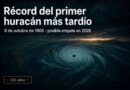 ISAIAS PODRÍA CONVERTIRSE ESTE JUEVES EN EL PRIMER HURACÁN MÁS TARDÍO DE LA TEMPORADA ATLÁNTICA EN 121 AÑOS